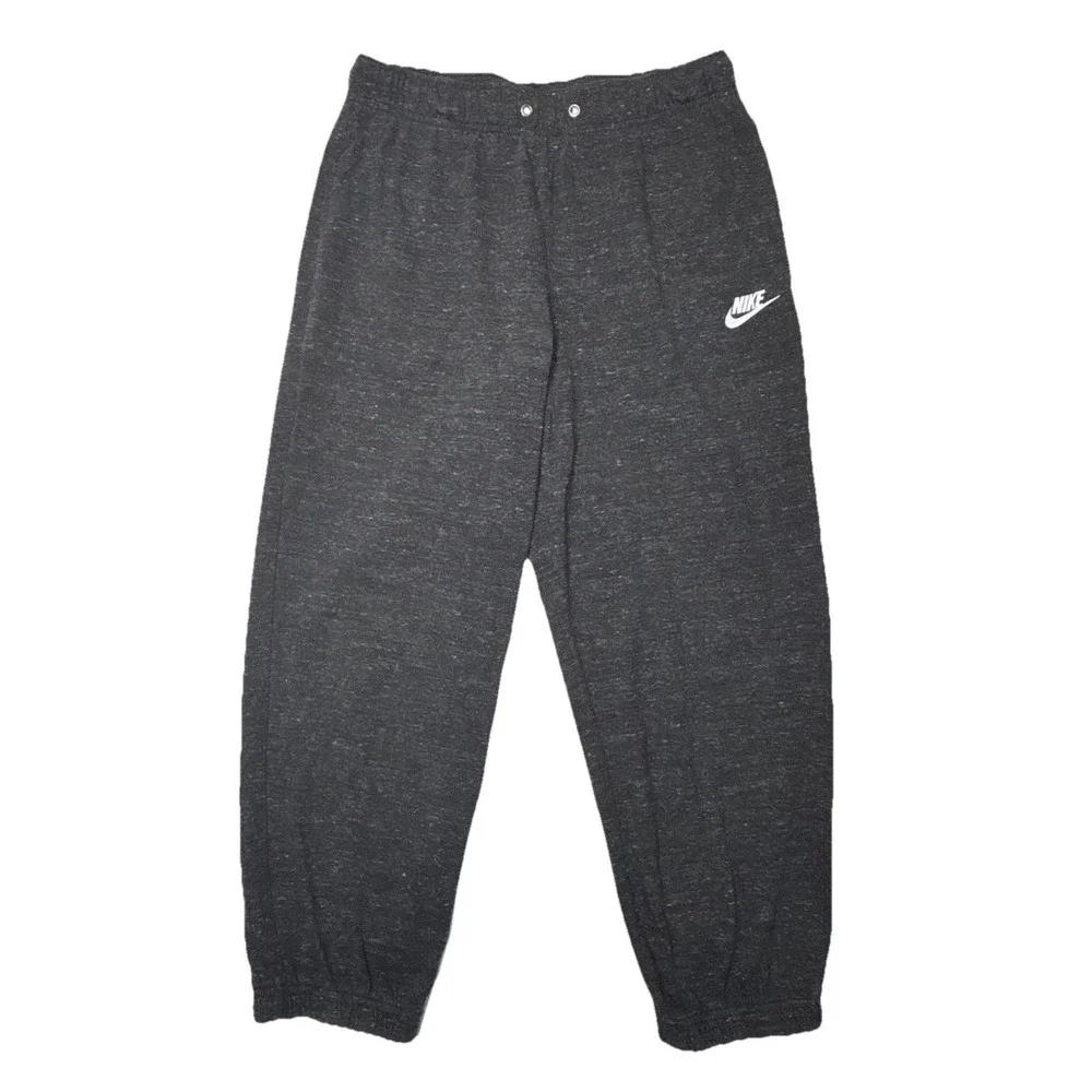 Nike Jogger Sweatpants DM6384-010 Dark Gray Heather Elastic Cuff Men's S